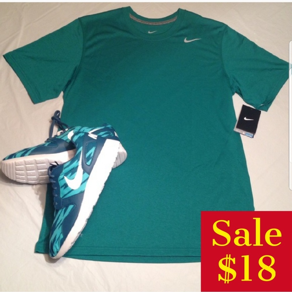 Nike Men's Nike tee Dri fit Stay Cool teal